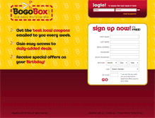 Tablet Screenshot of bogobox.com
